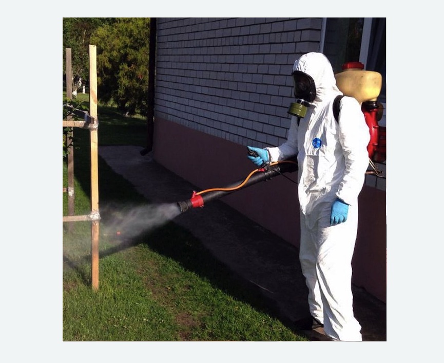 травля клещей на участке на Соколе города Москвы